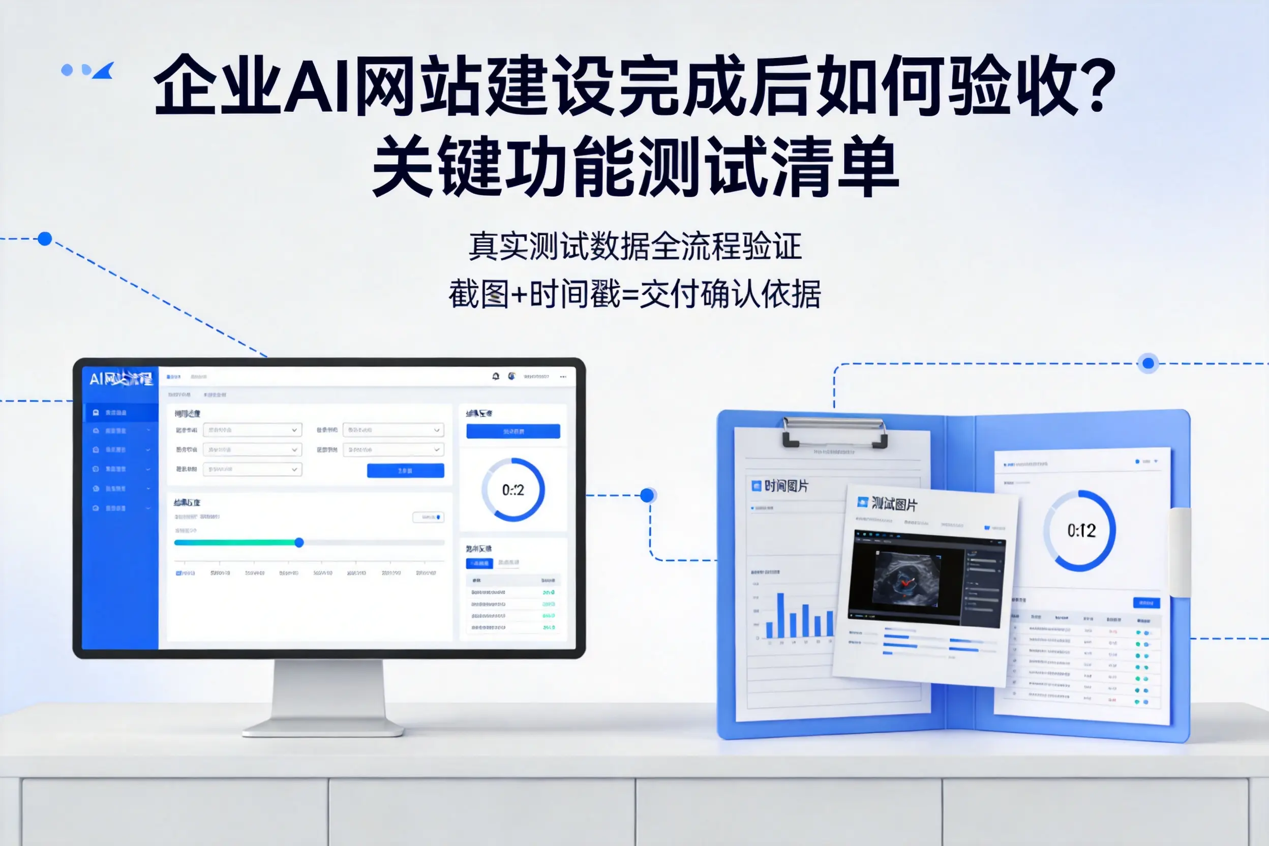 吉林市企业AI网站建设完成后如何验收？关键功能测试清单