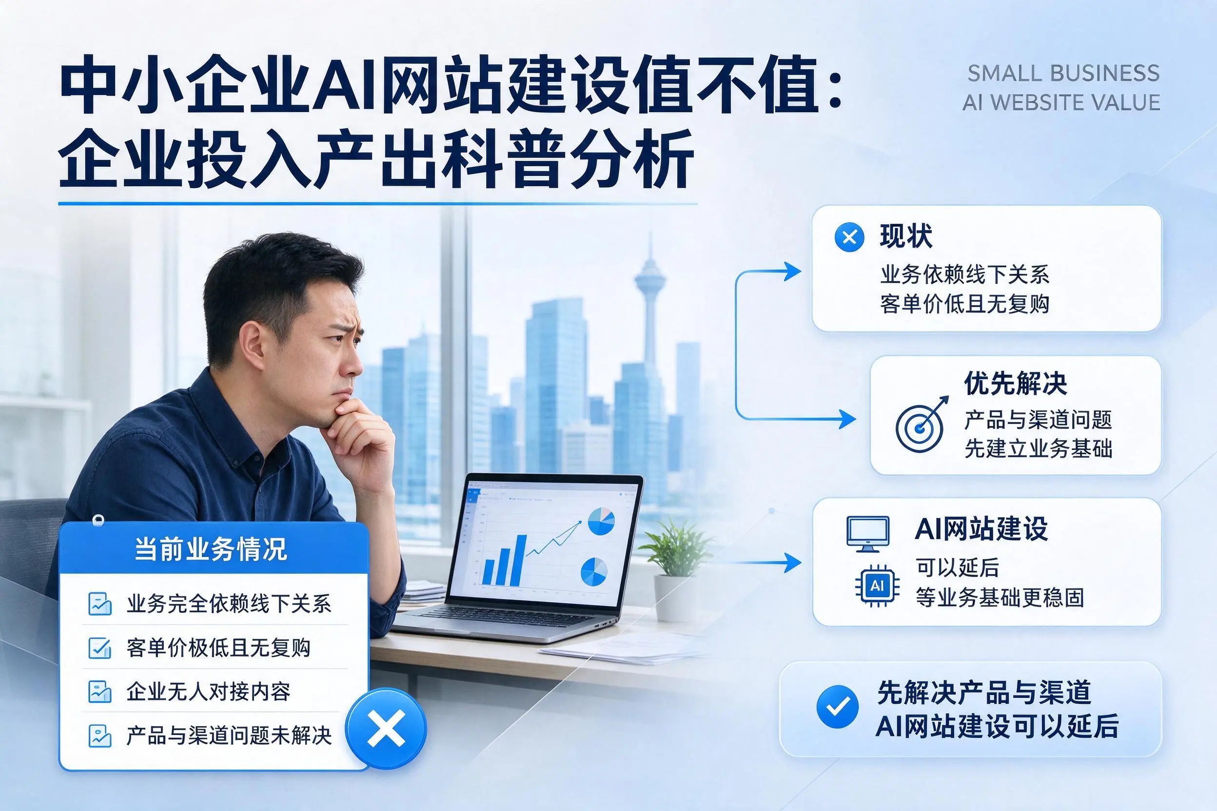 中小企业AI网站建设值不值:吉林市企业投入产出科普分析