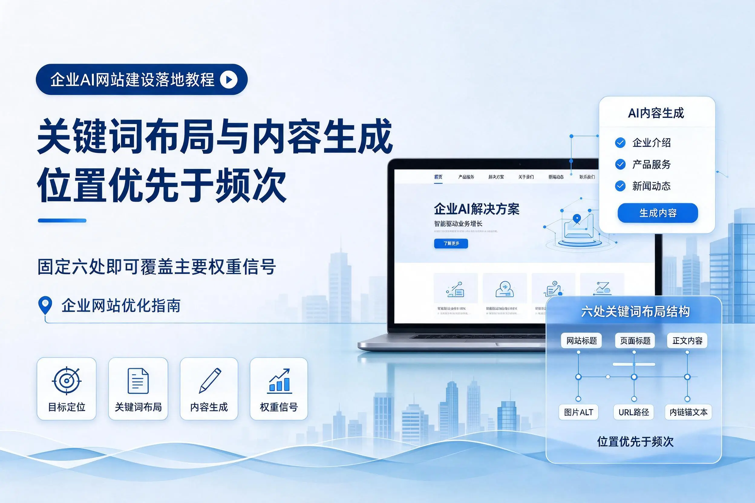 吉林市企业AI网站建设落地教程：关键词布局与内容生成